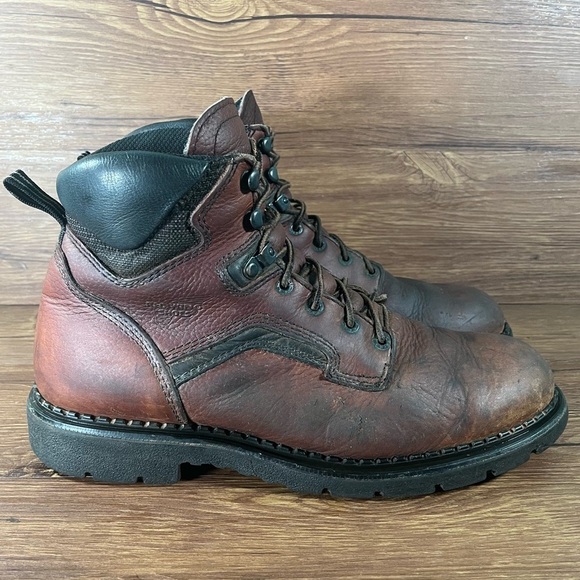 RED WING 926 Brown Leather Lace Up Work Boots Men’s Size 13 Shoes - Picture 1 of 12